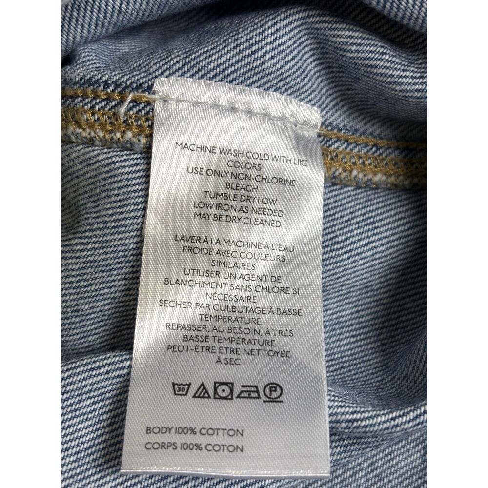 We The Free Denim Overall Dress Women’s Size S - Picture 4 of 6
